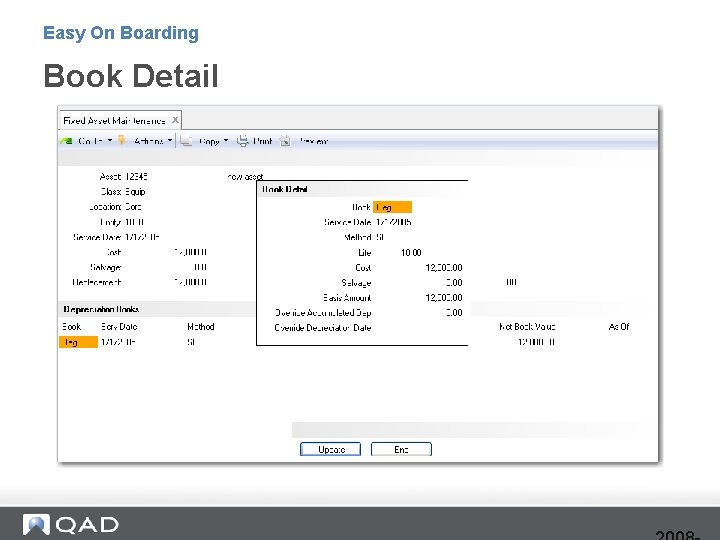 Easy On Boarding Book Detail 