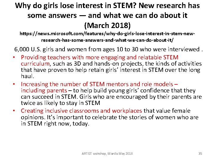 Why do girls lose interest in STEM? New research has some answers — and