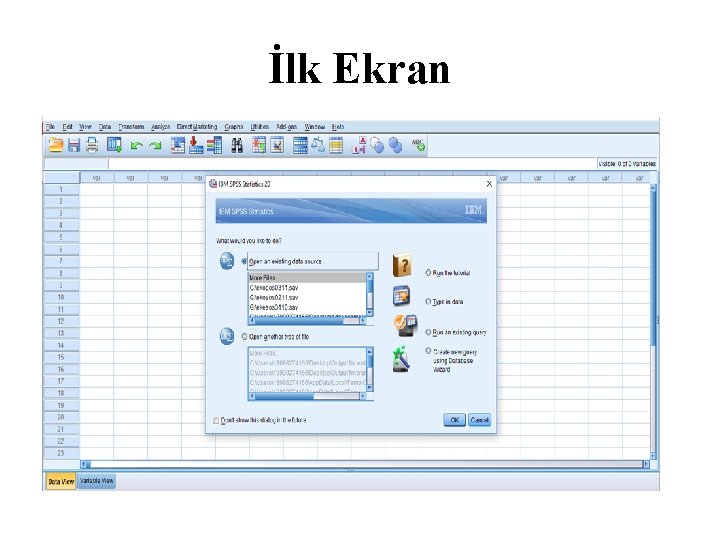 İlk Ekran 