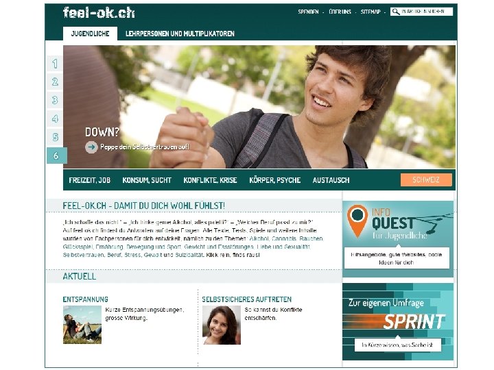 www. feel-ok. ch, www. feel-ok. at, www. feelok. de 2 