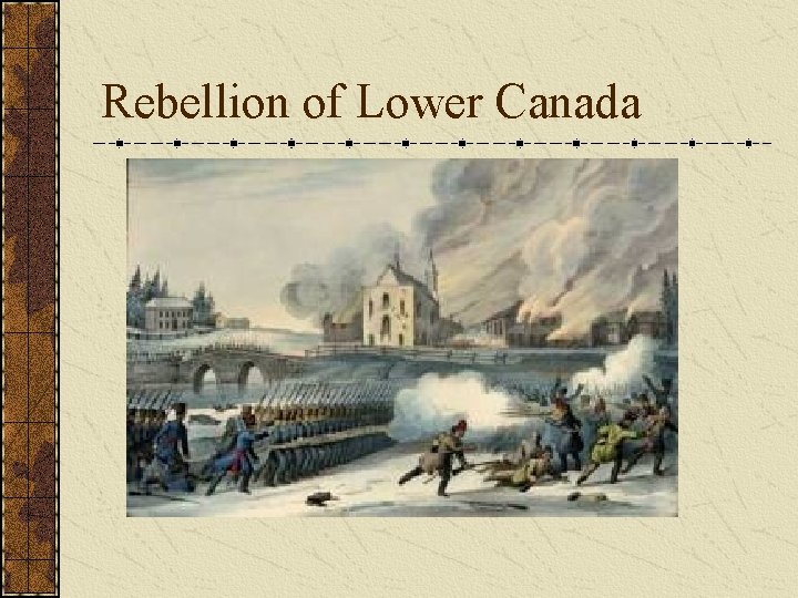 Rebellion of Lower Canada 