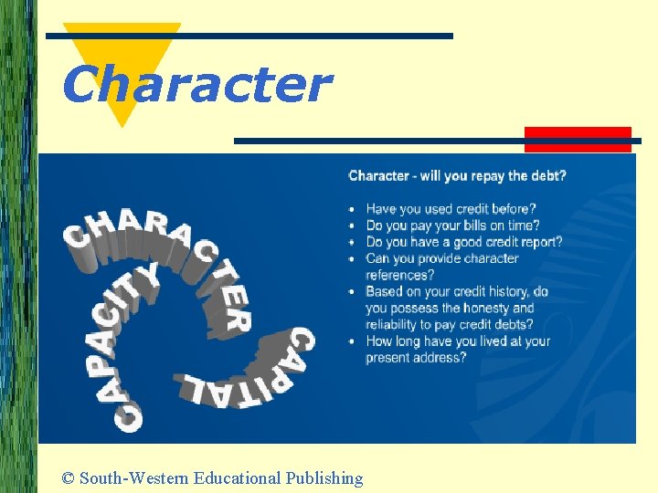 Character © South-Western Educational Publishing 