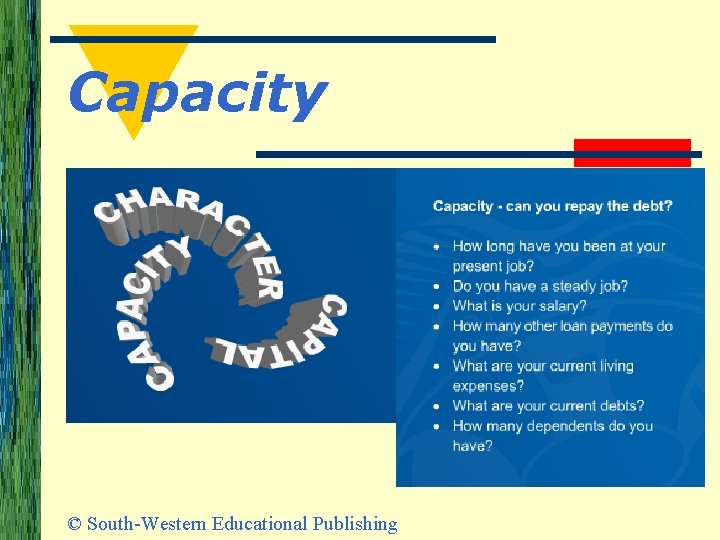 Capacity © South-Western Educational Publishing 