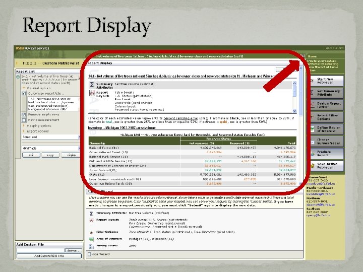 Report Display Report Display
