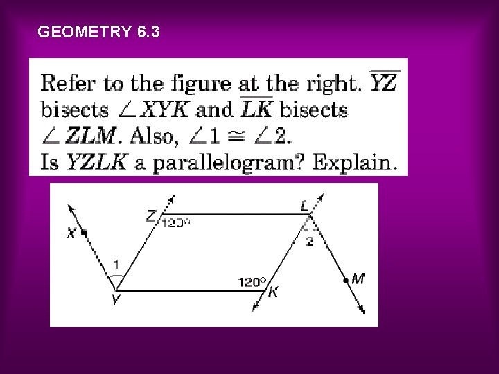 GEOMETRY 6. 3 