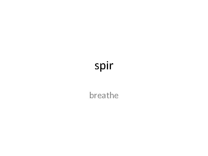 spir breathe 