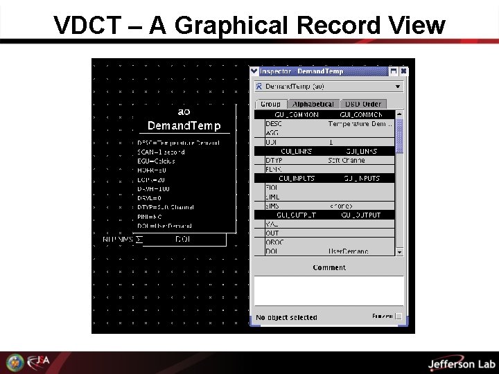 VDCT – A Graphical Record View 