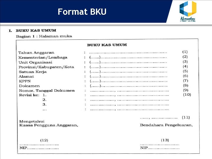 Format BKU 20 