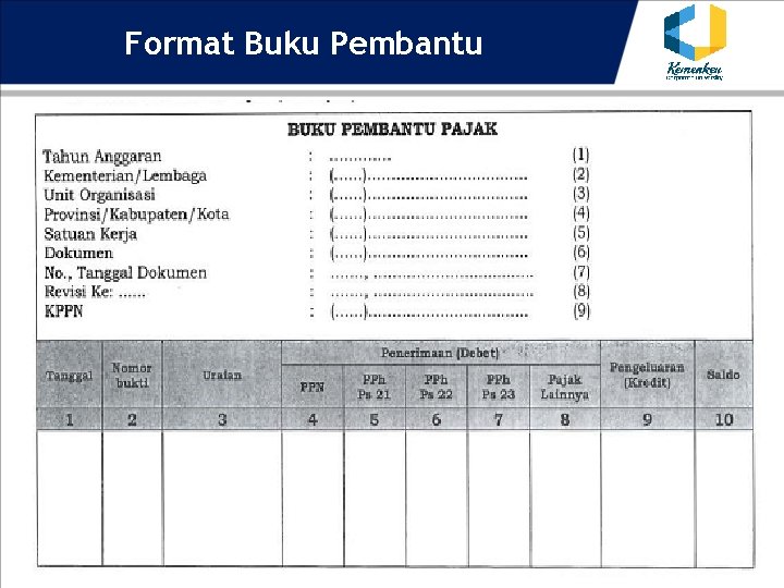 Format Buku Pembantu 28 