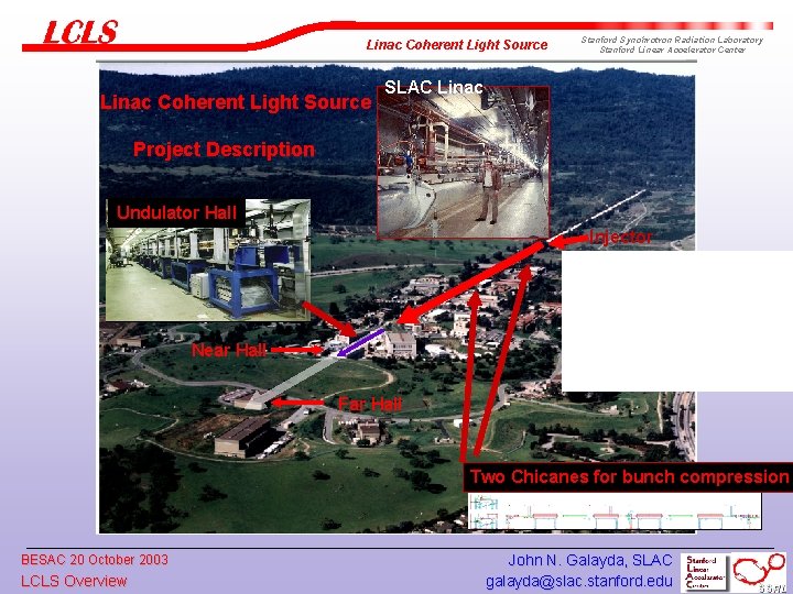 Linac Coherent Light Source Stanford Synchrotron Radiation Laboratory Stanford Linear Accelerator Center SLAC Linac
