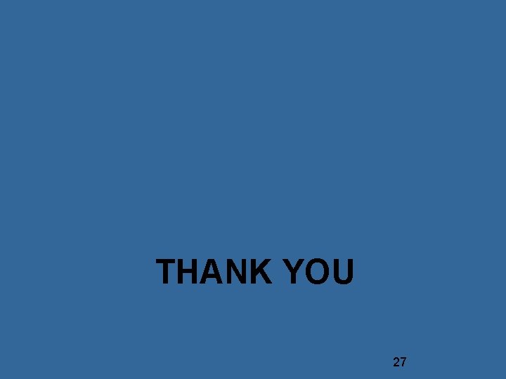 THANK YOU 27 