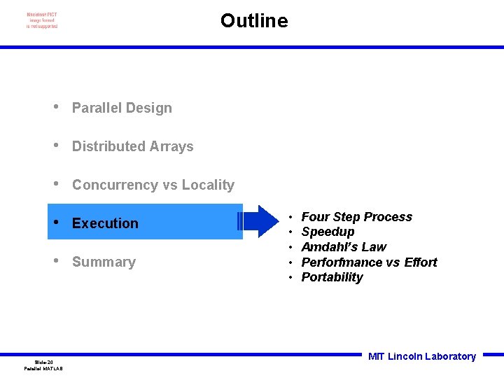 Outline • Parallel Design • Distributed Arrays • Concurrency vs Locality • Execution •