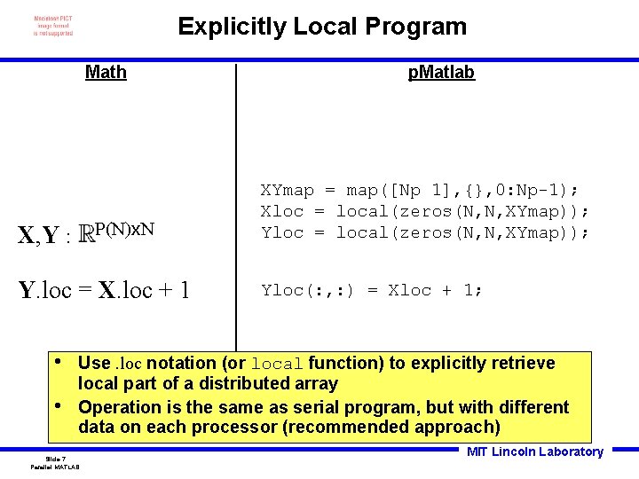 Explicitly Local Program Math P(N)x. N X, Y : Y. loc = X. loc