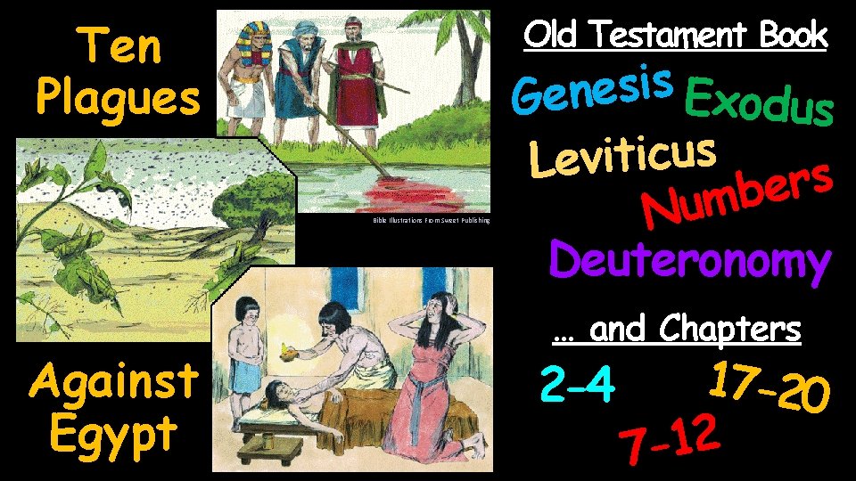 Old Testament Book Ten Plagues Bible Illustrations From Sweet Publishing Against Egypt s i