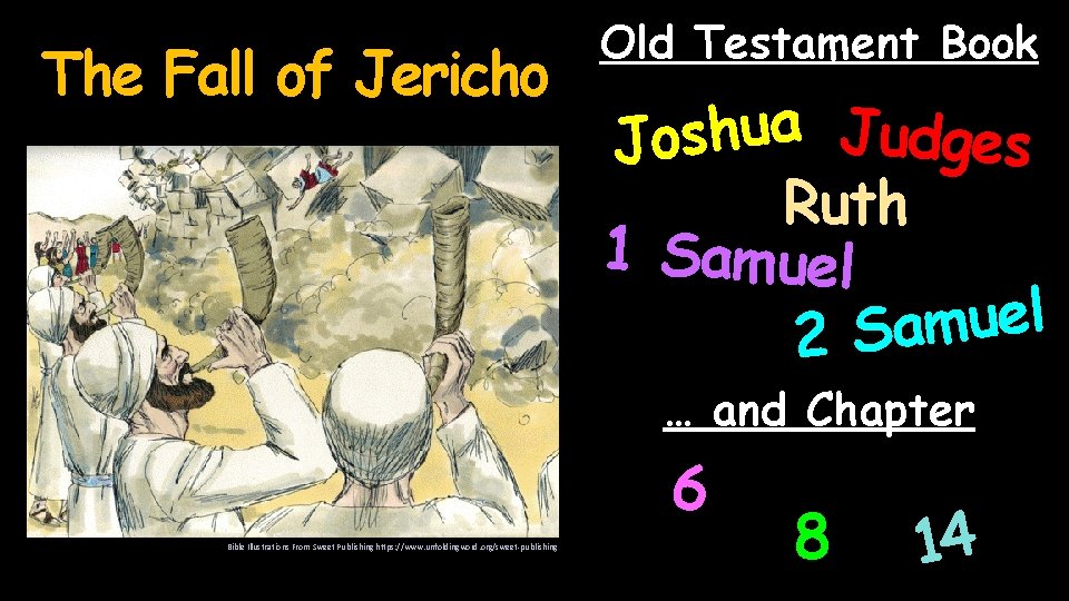 The Fall of Jericho Old Testament Book a u h Judges s o J
