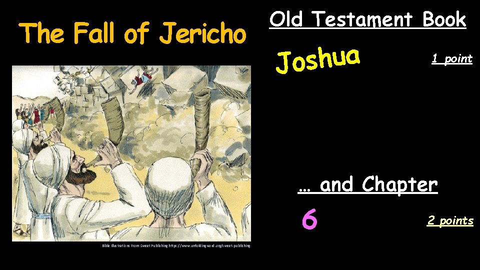 The Fall of Jericho Old Testament Book a u h s o J 1