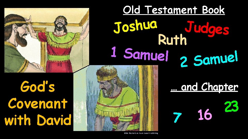 Old Testament Book a u h s Judges Jo Ruth 1 Samuel l e