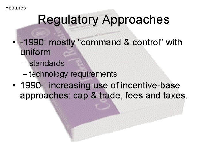 A Brief Overview of Environmental Legislation Drawing on