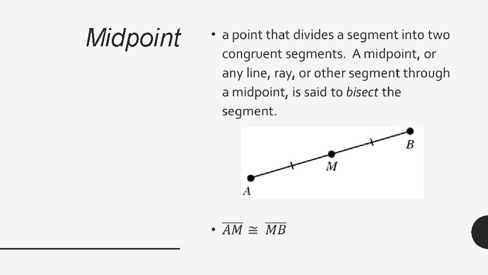Midpoint • 