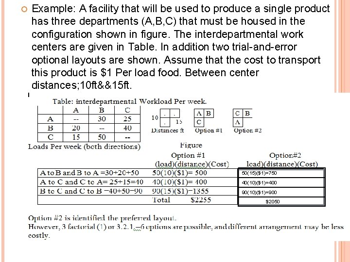Example: A facility that will be used to produce a single product has Example: A facility that will be used to produce a single product has