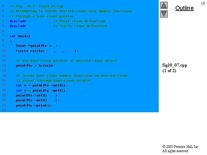1 2 3 4 5 // Fig. 10. 7: fig 10_07. cpp // Attempting 1 2 3 4 5 // Fig. 10. 7: fig 10_07. cpp // Attempting