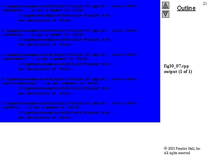 C: cpphtp 4examplesch 10fig 10_07. cpp(25) : error C 2039: 'get. Radius' : is C: cpphtp 4examplesch 10fig 10_07. cpp(25) : error C 2039: 'get. Radius' : is