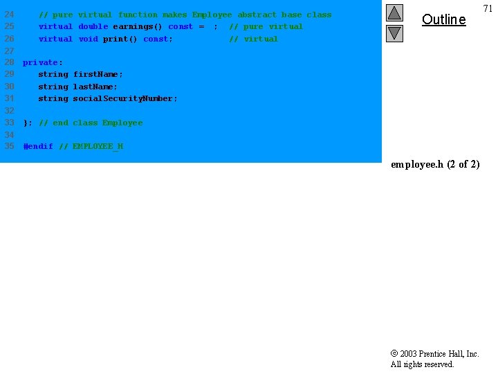 24 25 26 // pure virtual function makes Employee abstract base class virtual double 24 25 26 // pure virtual function makes Employee abstract base class virtual double