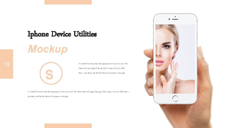 Iphone Device Utilities Mockup 19 A wonderful serenity has taken possession of my entire