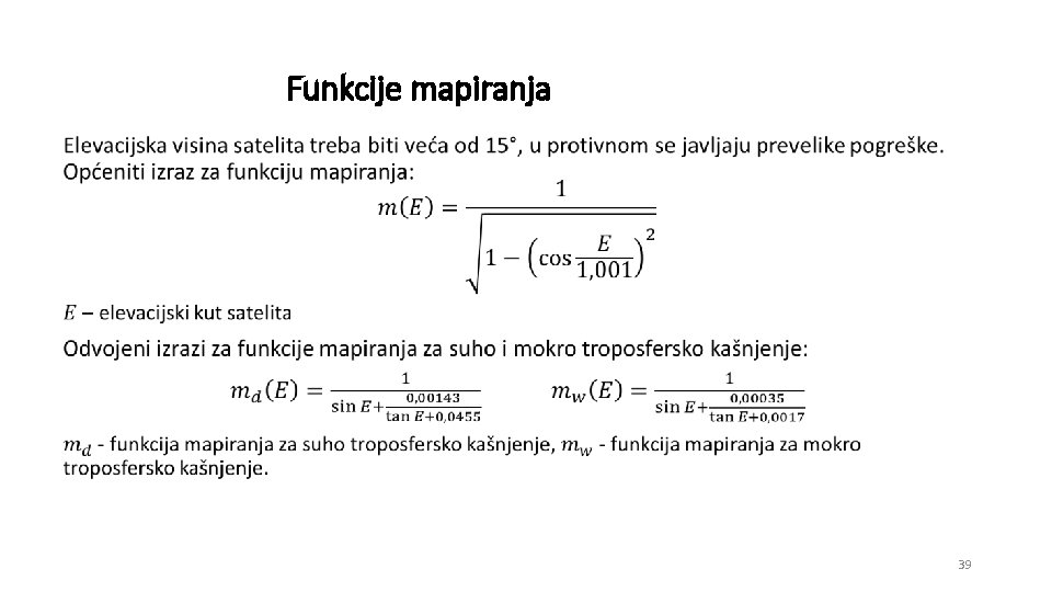 Funkcije mapiranja • 39 