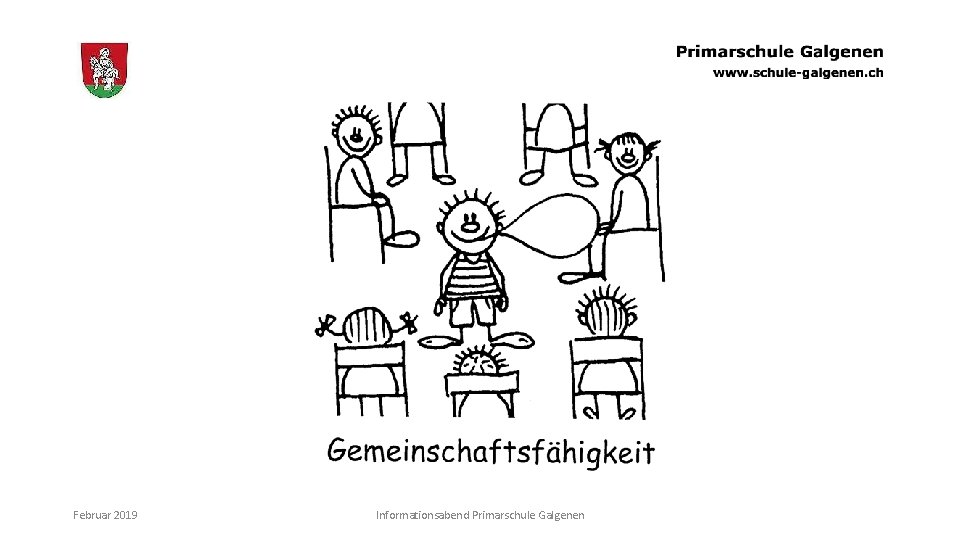 Februar 2019 Informationsabend Primarschule Galgenen 