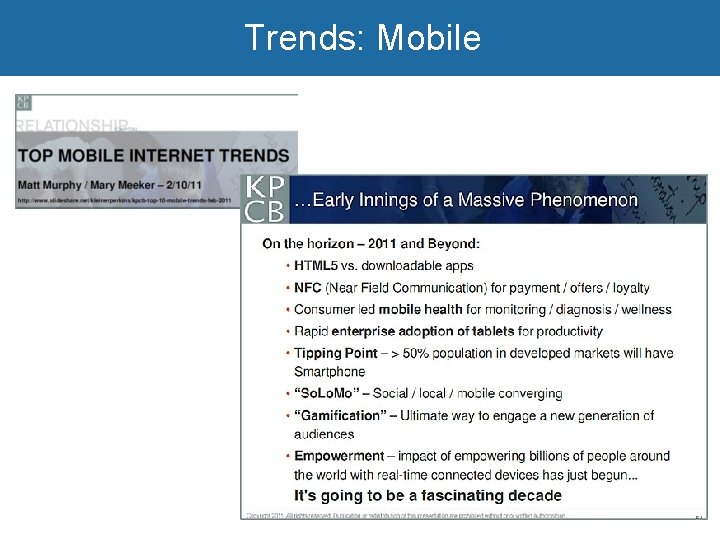 Trends: Mobile 