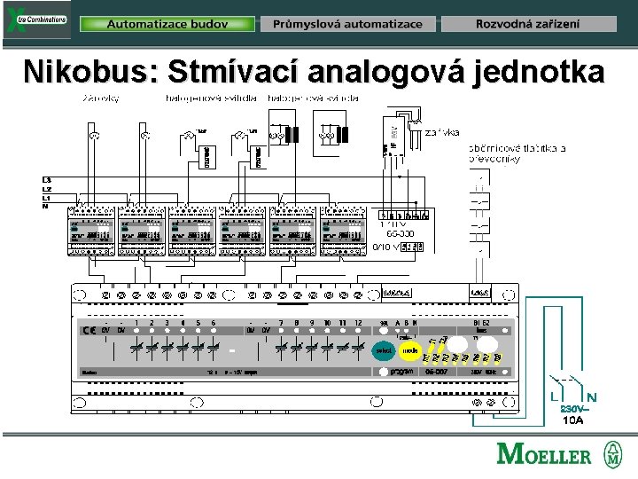 Nikobus: Stmívací analogová jednotka 17 