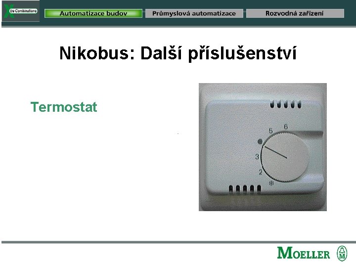 Nikobus: Další příslušenství Termostat 33 