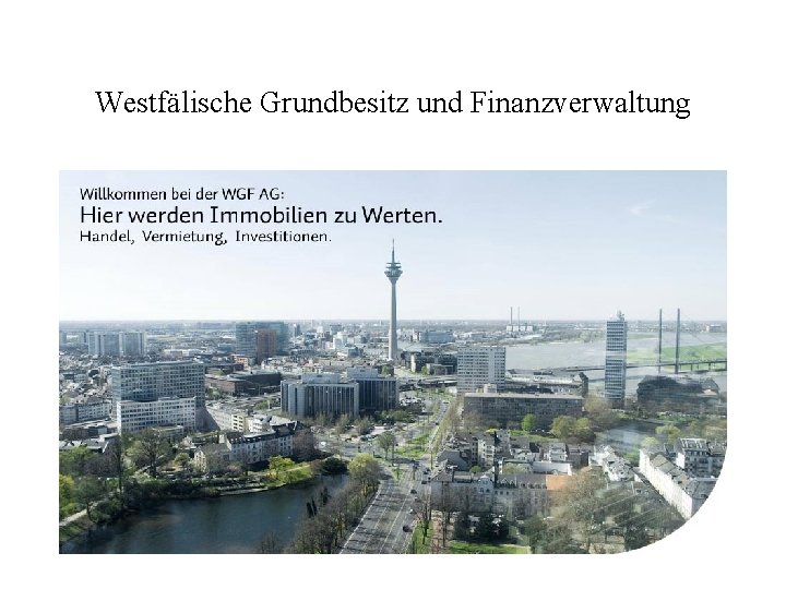 Westfälische Grundbesitz und Finanzverwaltung 