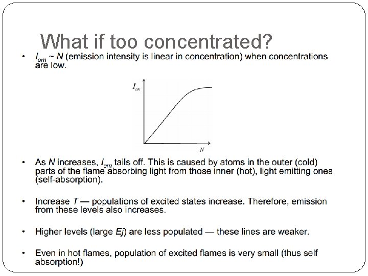 What if too concentrated? 