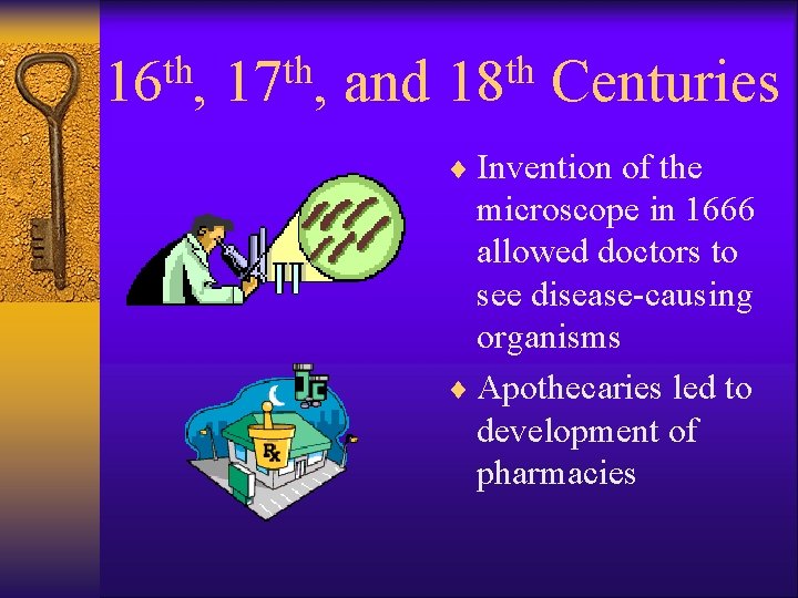 th 16 , th 17 , and th 18 Centuries ¨ Invention of the