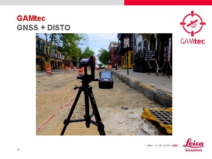 GAMtec GNSS + DISTO 16 