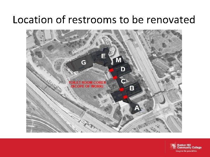 Location of restrooms to be renovated 