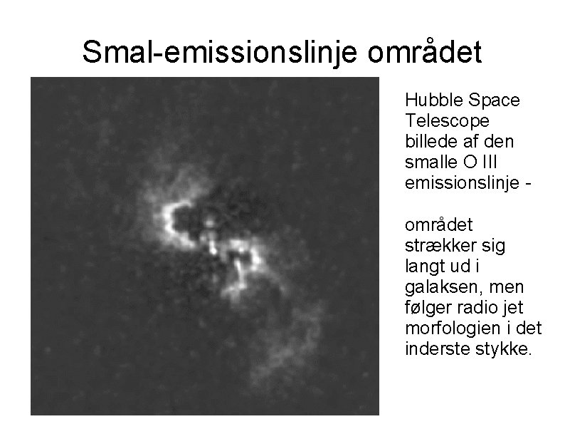 Smal-emissionslinje området Hubble Space Telescope billede af den smalle O III emissionslinje området strækker