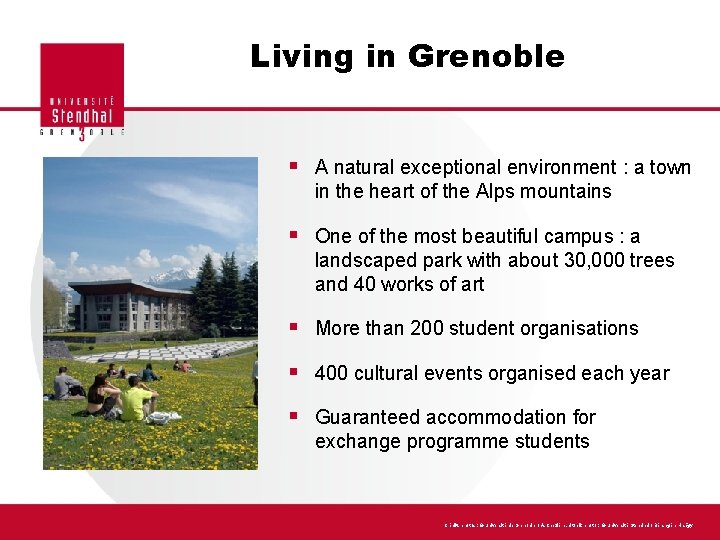 Living in Grenoble § A natural exceptional environment : a town in the heart