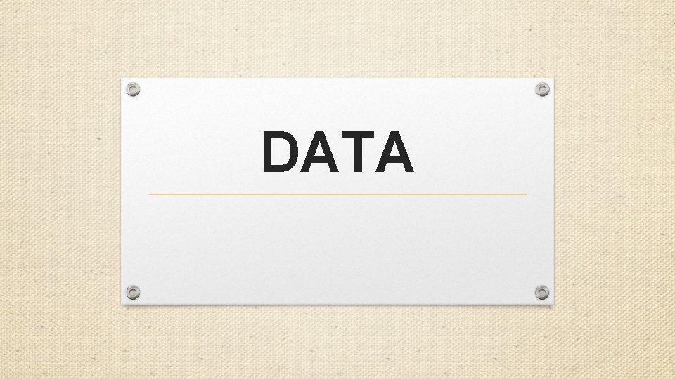 DATA DATA