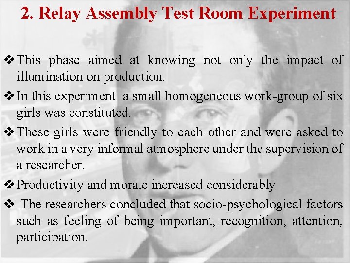 Elton Mayos Hawthorne Experiment and Its Contributions to