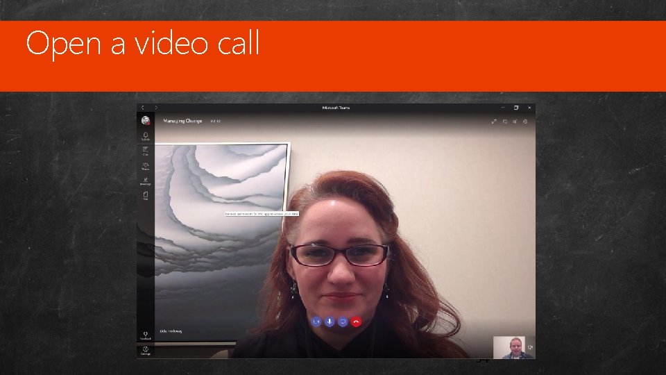 Open a video call Custom Master Pages 34 