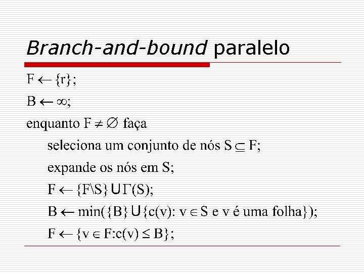 Branch-and-bound paralelo 