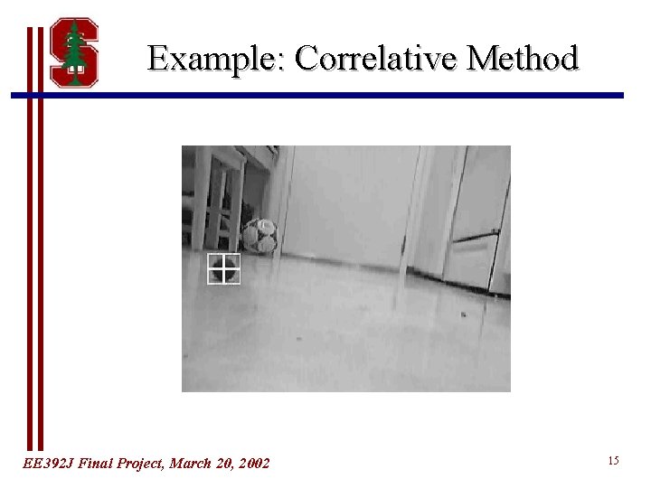 Example: Correlative Method EE 392 J Final Project, March 20, 2002 15 Example: Correlative Method EE 392 J Final Project, March 20, 2002 15