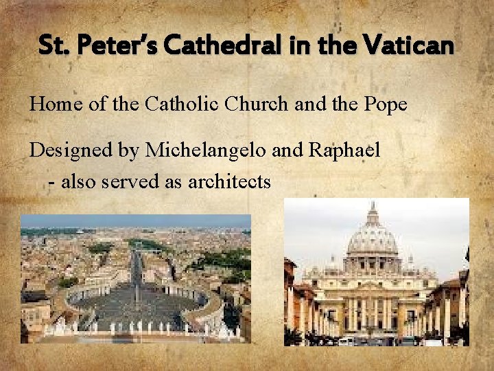 St. Peter’s Cathedral in the Vatican Home of the Catholic Church and the Pope