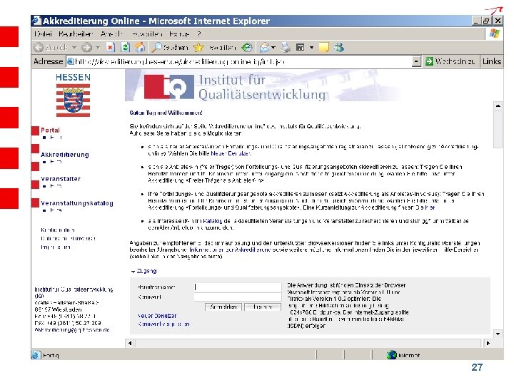 Hessisches Kultusministerium Institut für Qualitätsentwicklung 27 