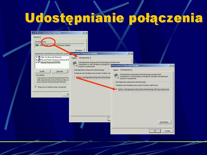 Udostępnianie połączenia 