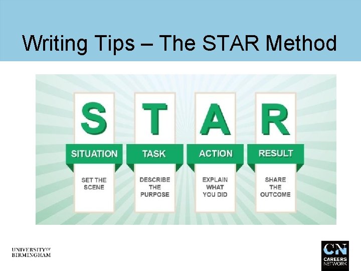 Writing Tips – The STAR Method 