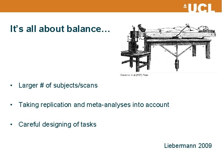 It’s all about balance… • Larger # of subjects/scans • Taking replication and meta-analyses